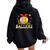 Busy Raising Ballers Softball Baseball Mom Mama Women Oversized Hoodie Back Print Black