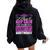 I Can't Keep Calm It's My Daughter Birthday Girl Party Women Oversized Hoodie Back Print Black