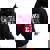 In My Cheer Girl Era Groovy Cheerleader Cheerleading Girl Women Oversized Hoodie Back Print Black