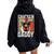 Chicken Daddy Rooster Farmer Fathers Day For Men Women Oversized Hoodie Back Print Black