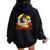 Colombia Girl Colombian Mujer Colombiana Flag Women Oversized Hoodie Back Print Black