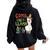 Como Se Llama Cinco De Mayo Mexican Women Oversized Hoodie Back Print Black