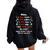 Cute Dog Mom Happy From Dog Women Oversized Hoodie Back Print Black