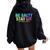 Cute Be Salty Stay Lit Matthew 513-15 Christian Apparel Women Oversized Hoodie Back Print Black