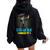 Dabbing 5Th Grade Nailed It Boys 5Th Grade Graduation Women Oversized Hoodie Back Print Black