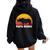 Dad Father Dads Grandpa Papa Rhino Women Oversized Hoodie Back Print Black