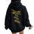 Dropping F Bombs Sarcastic Swearing And Cussing Parent Women Oversized Hoodie Back Print Black