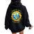 Earth Day Everyday Sunflower Environment Recycle Earth Day Women Oversized Hoodie Back Print Black