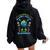 Earth Day Teacher The Future Of Earth Is In My Classroom Women Oversized Hoodie Back Print Black