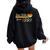 Epic Wife Since 1999 Vintage Wedding Anniversary Women Oversized Hoodie Back Print Black