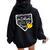 My Favorite Pitcher Calls Me Mom Softball Cute Mama Women Oversized Hoodie Back Print Black