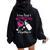 Our First Together Matching First Time Mom Women Oversized Hoodie Back Print Black