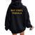 But First Tequila Drinking Party Mexican Women Oversized Hoodie Back Print Black