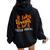 Foster Parent Mom Dad Strength Foster Care Women Oversized Hoodie Back Print Black