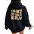 In My Fourth Grade Era Retro 4Th Back To School First Day Women Oversized Hoodie Back Print Black