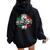 Foxbody Foxbody 50 Irish Flag Foxbody Stang Car Lover Women Oversized Hoodie Back Print Black