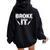 Broke It Fixed It Matching Family Outfit For Men Women Oversized Hoodie Back Print Black