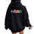 Game Mama Boy Mom Mother's Day For Womens Women Oversized Hoodie Back Print Black