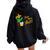 Mexican Cactus Meme Juan More Shot Party Women Oversized Hoodie Back Print Black