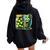 Pickle Surprise Women Women Oversized Hoodie Back Print Black