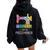 I Am A Piecemaker Girl Quilting Sewing Sayings Crochet Women Oversized Hoodie Back Print Black