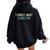 Sarcastic I Forget What Eight Was For Women Oversized Hoodie Back Print Black