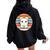 Spectacle Hamster Costume For Boys And Girls Vintage Women Oversized Hoodie Back Print Black