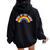 Woke Up Gay Again Lgbt Quotes Pride Month Rainbow Flag Women Oversized Hoodie Back Print Black