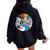 The Future Is Inclusive Lgbt Pride Month Flag Rainbow Women Oversized Hoodie Back Print Black