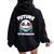 Future Veterinarian Panda Animal Care Graphic Women Oversized Hoodie Back Print Black