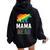 Gay Mama Bear Proud Mom Lgbtq Parent Lgbt Mother Women Oversized Hoodie Back Print Black