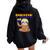 Gay Pride Sloth Rainbow Flag Ally Lgbt Transgender Women Oversized Hoodie Back Print Black