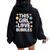 This Girl Love Bubbles Bubble Soap Birthday Women Oversized Hoodie Back Print Black