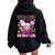 Grandma Of The Birthday Girl Candyland Candy Birthday Women Oversized Hoodie Back Print Black