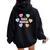 Groovy Heart Candy Nicu Nurse Valentines Day Women Oversized Hoodie Back Print Black