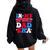 Groovy Mama And Daddy Spidey Dad In My Dad Era Father Women Oversized Hoodie Back Print Black