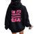 Groovy In My Medical Assistant Era Cma Nurse Healthcare Women Oversized Hoodie Back Print Black