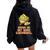 Guac Is My Love Language Mexican Fiesta Food Women Oversized Hoodie Back Print Black