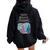 Handbook For The Recently Deceased Pre-Distressed Women Oversized Hoodie Back Print Black