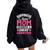 Happiness Being Mom Grandma Great Grandma For Mother's Day Women Oversized Hoodie Back Print Black