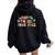 Happy To See Your Face Teacher Smile Daisy Back To School Women Oversized Hoodie Back Print Black
