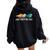 Horse Racing And They're Off Horse Racing Women Oversized Hoodie Back Print Black