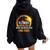 Illinois Solar Eclipse 2024 Usa Totality Women Oversized Hoodie Back Print Black