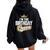 I'm The Birthday Queen Couples Matching Birthday Party Women Oversized Hoodie Back Print Black