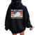 I'm Into Fitness Taco In My Mouth Youth Food Meme Women Oversized Hoodie Back Print Black