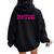 I'm Literally Just A Girl Apparel Women Oversized Hoodie Back Print Black