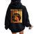 Instructional Coach Afro African Black History Month Women Oversized Hoodie Back Print Black