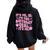 Its Me Hi Im The Birthday Girl Music Family Matching Women Oversized Hoodie Back Print Black