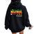 Junenth Black Woman Nurse Afro Girl Junenth Nurse Women Oversized Hoodie Back Print Black