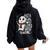 Just A Girl Who Loves Ghost Hunting Ghost Hunter Women Women Oversized Hoodie Back Print Black